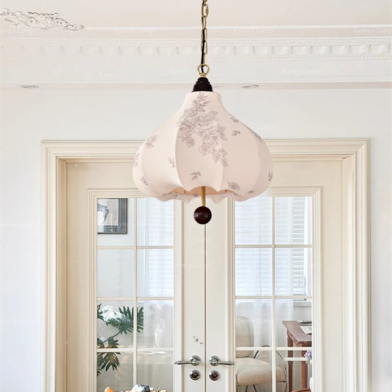 法式中古风餐厅吊灯创意浪漫卧室南洋复古风灯餐桌氛围主灯吧台灯