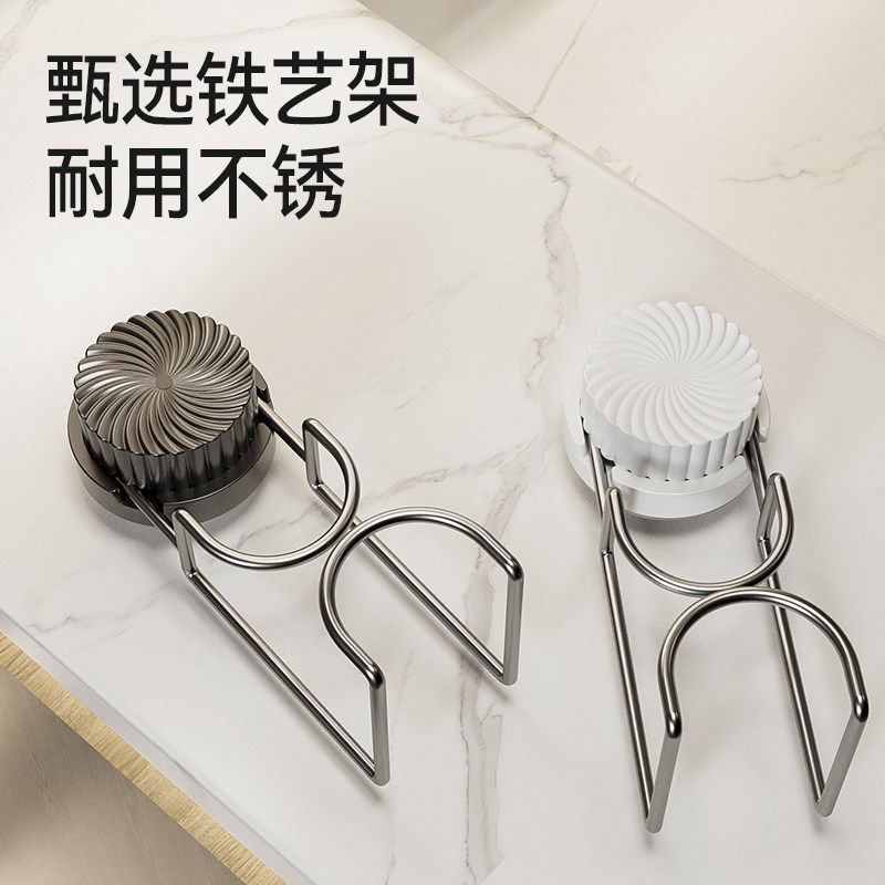 吸盘铁艺脸盆架浴室卫生间脸盆挂钩收纳架多吸盘水槽沥水袋挂钩,家庭/个人清洁工具,水槽沥水袋,淘宝优惠券,粉丝福利购,淘宝优惠卷