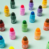 叠叠乐一支六色拼装 便携创意固体果冻荧光手账笔学生用标记划重点