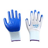 兴达D 防护 518丁晴手套防滑涂胶加厚耐磨工地防油水透气劳保薄款