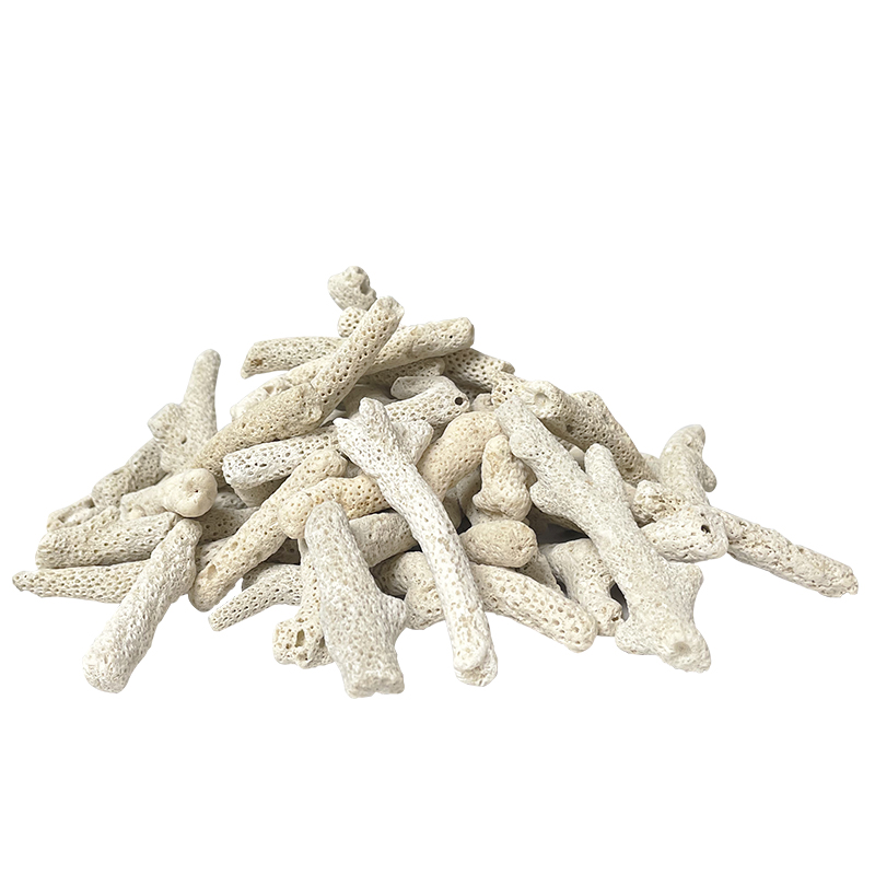 鱼缸珊瑚骨滤材天然珊瑚石过滤培菌材料水族箱底砂造景平衡ph值