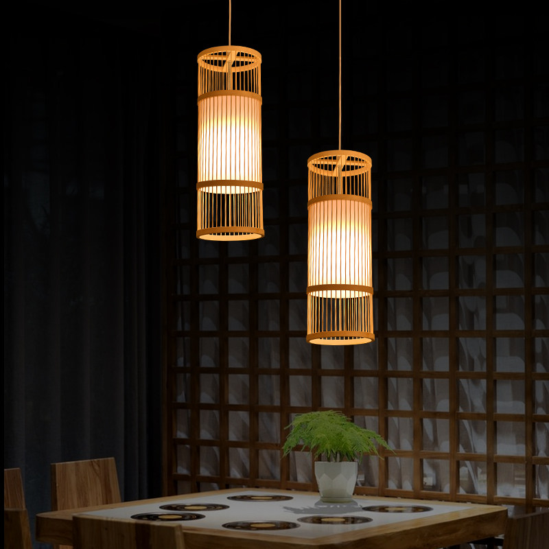 新中式禅意茶室竹艺小吊灯日式竹编灯笼灯罩火锅店创意个性艺术灯,家装灯饰光源,酒店/宴会厅/餐饮吊灯,淘宝优惠券,粉丝福利购,淘宝优惠卷