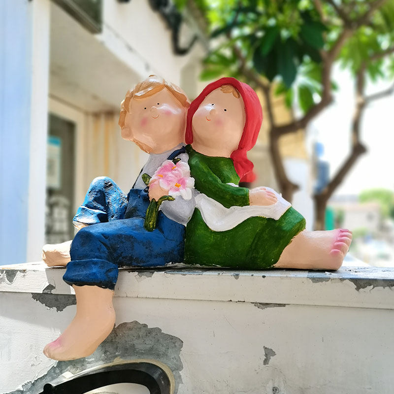 卡通娃娃小孩摆件树桩花盆多肉户外造景可爱花园杂货装饰庭院布置,家居饰品,户外/庭院摆件,淘宝优惠券,粉丝福利购,淘宝优惠卷