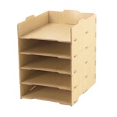 多层文件架叠加A4多层收纳架桌面收纳办公用品资料架桌面整理架