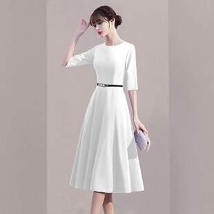 宴会气质小晚礼服女订婚领证高端法式轻奢小众高级连衣裙日常可穿