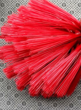 蜘蛛网刷头圆球形替换头天花板多功能清洁大扫除神器除尘掸子红色