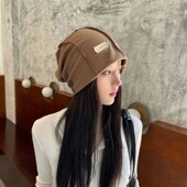 网红款 夏天薄坐月子孕产妇帽产后包头堆堆帽子防风时尚 新款 春秋季