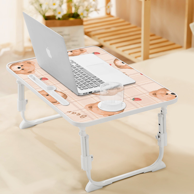 60升降电脑桌床上小桌板可升降学生宿舍可折叠阅读架笔记本便携桌