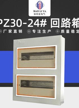 家直供Z30照回路24回路明厂装明电气PZ30-24成套配P电箱动力箱