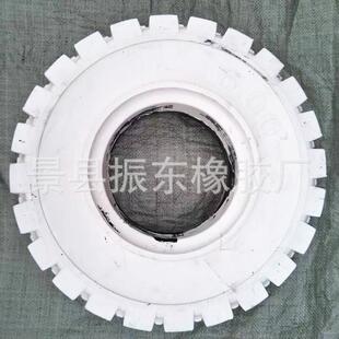 叉车耐磨橡胶轮600A-9黎川心轮胎实耐磨叉车胎隧道胎车轮JGG用胎