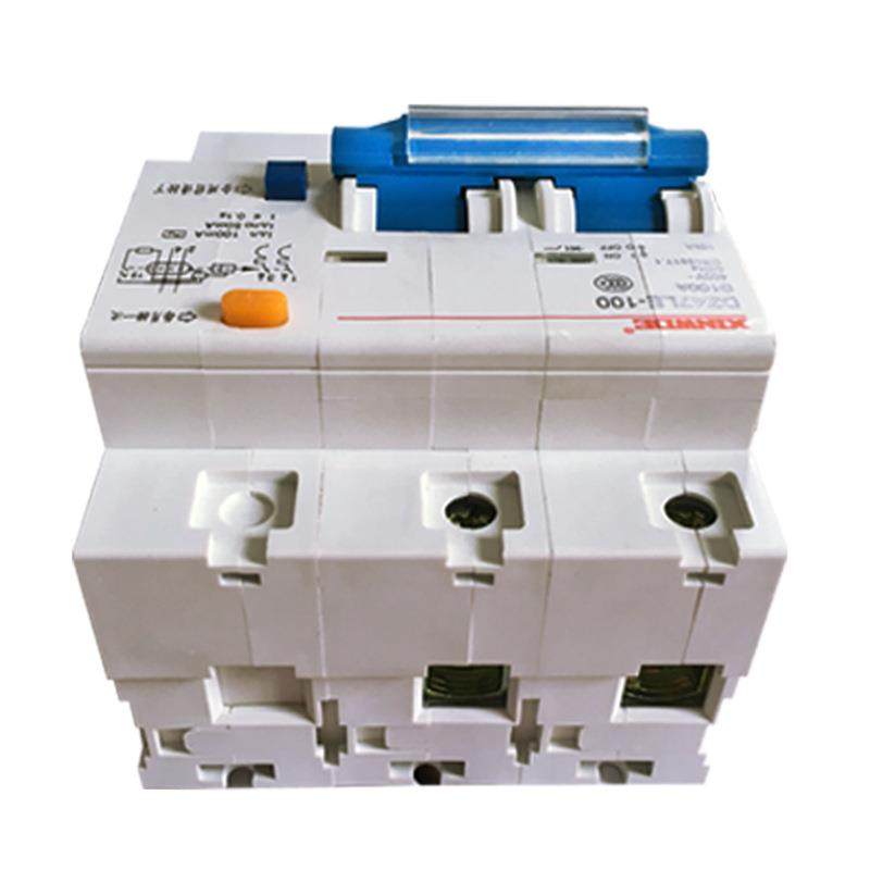 鑫80A德空气开威关带漏电护DZ47LE/DZ158100保A器漏电断路2p2线