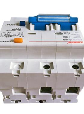 鑫80A德空气开威关带漏电护DZ47LE/DZ158100保A器漏电断路2p2线