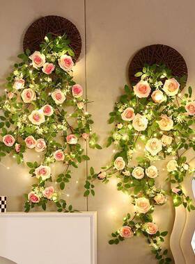 UXA玫瑰挂壁装饰客厅卧室餐厅墙壁沙发头背饰景装挂墙墙花田床园