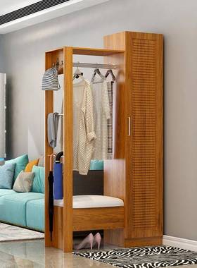 一门口衣帽柜鞋柜衣体穿镜简约厅现代门厅柜多功能玄UPJ关柜客隔