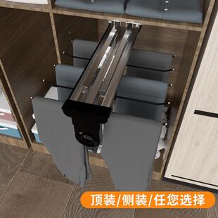 顶装伸缩裤衣柜内滑轨家置用无品牌/裤架装收纳顶多架功能抽拉裤