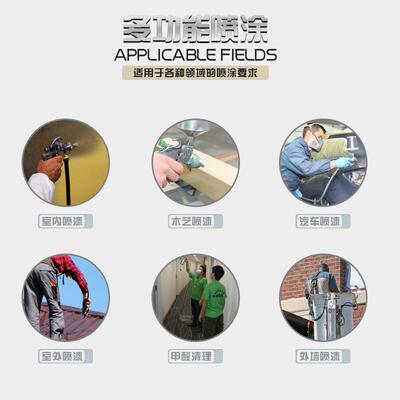 油漆涂件料无XOT气喷涂机配枪喷喷机不锈钢喷涂枪喷漆腻子喷漆枪