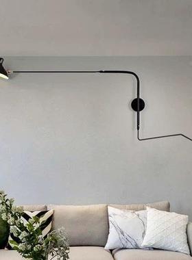 loft工业张牙爪客长壁臂灯北欧风格现代简约鸭嘴卧室创97意厅舞吊