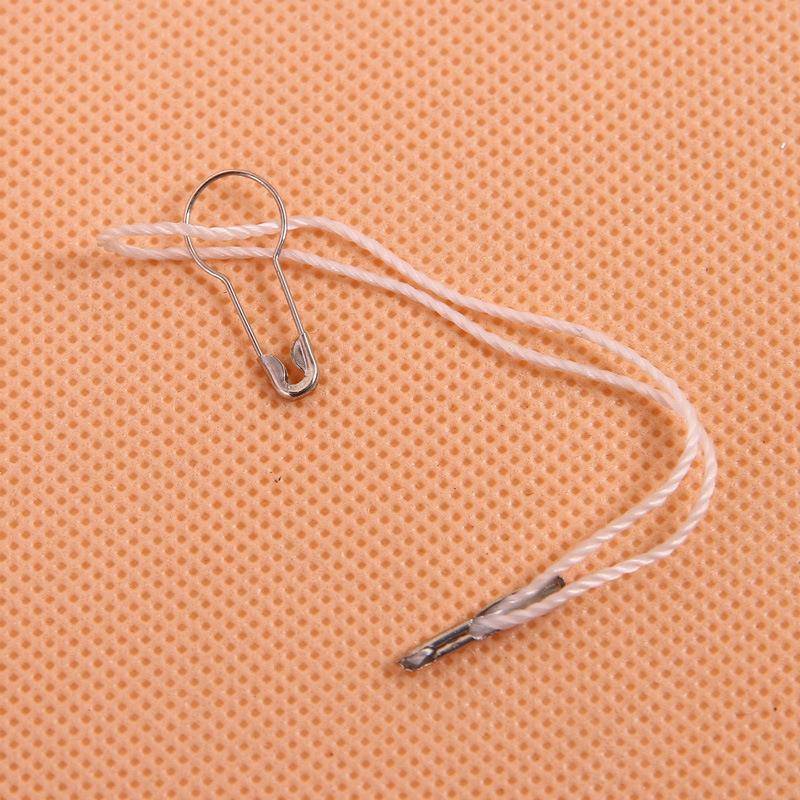 银枪葫芦别针黑线别针吊线手工用商标吊牌通扣绳线色吊粒服RTM装