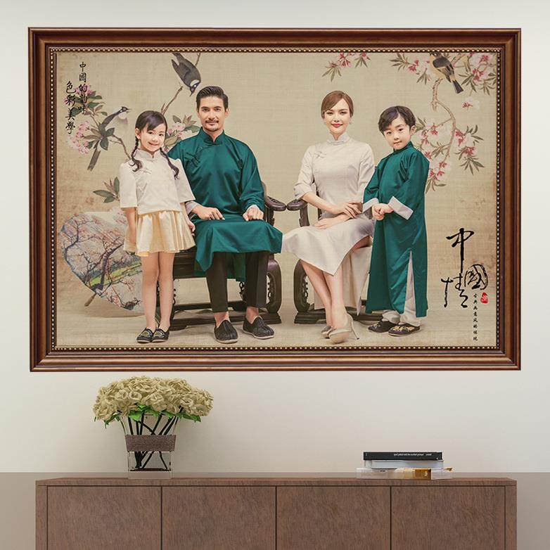 OF9D洗墙F75TM9S6中照加相框冲印大尺片寸挂式全家福3640影楼结婚