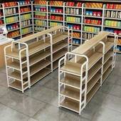 超货架展示架小卖部便店展示置架零食母婴店市单双面自物由402组