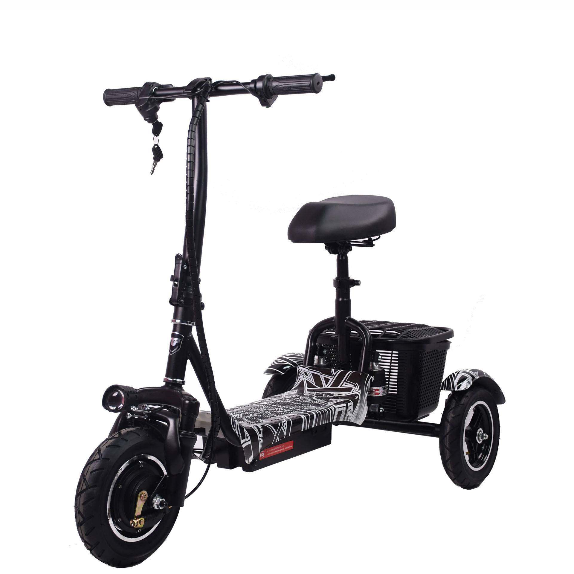 家可折电动S020T三轮成人用女士休闲叠小型老年代步三车轮车