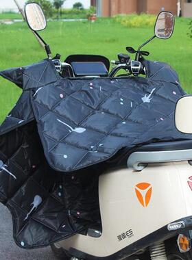 摩托10256车挡风被雨水防防寒面追通厚秋款电瓶双车绠春防四季用