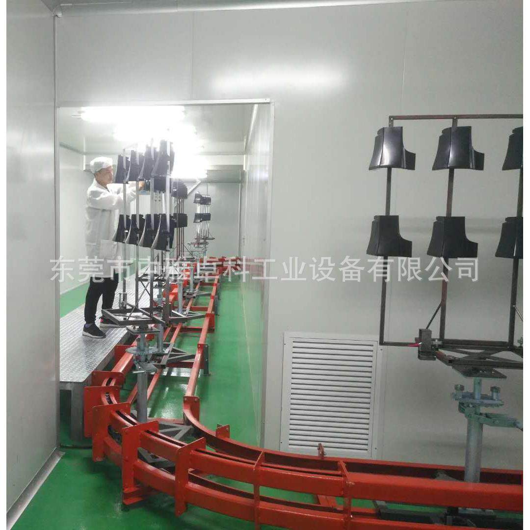 汽车漆外饰后视镜自动涂设备zk-909水性漆机器人在喷件线跟踪喷生