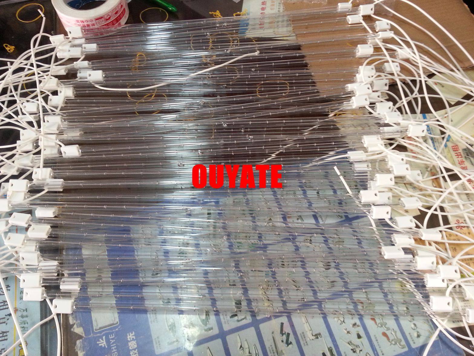 石英加热管烘箱电热管热缩机加热管柜发热管远红外玻璃电热管