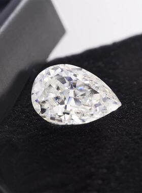 莫桑钻裸石D色VVS净度1-6.5克拉冰花切莫桑碳硅石首饰主石