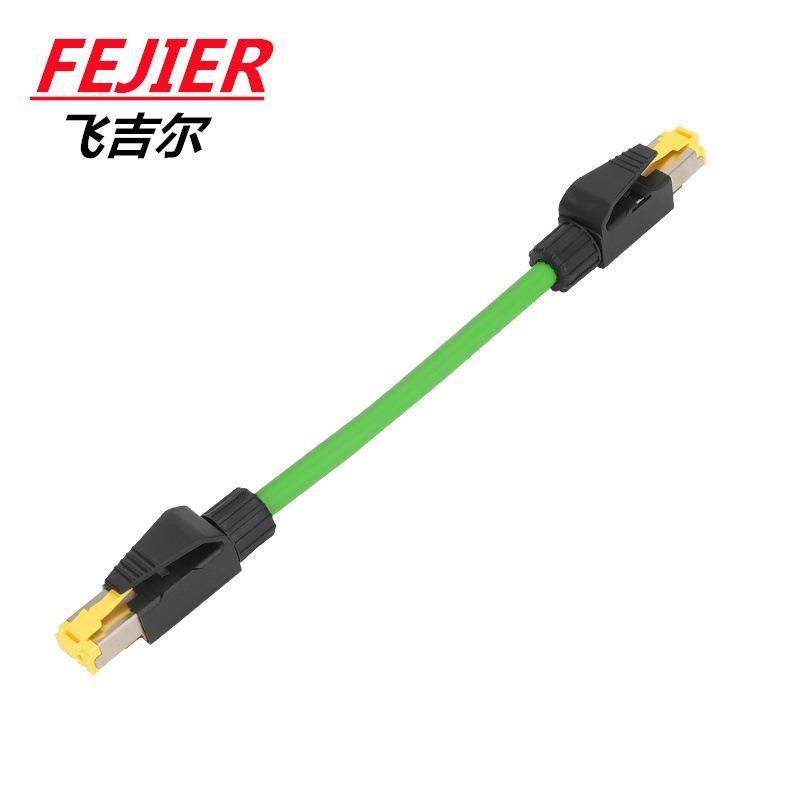 rj45电竞专用网线抗震防震动超6类7类8类以太网4芯8芯RJ45连接器