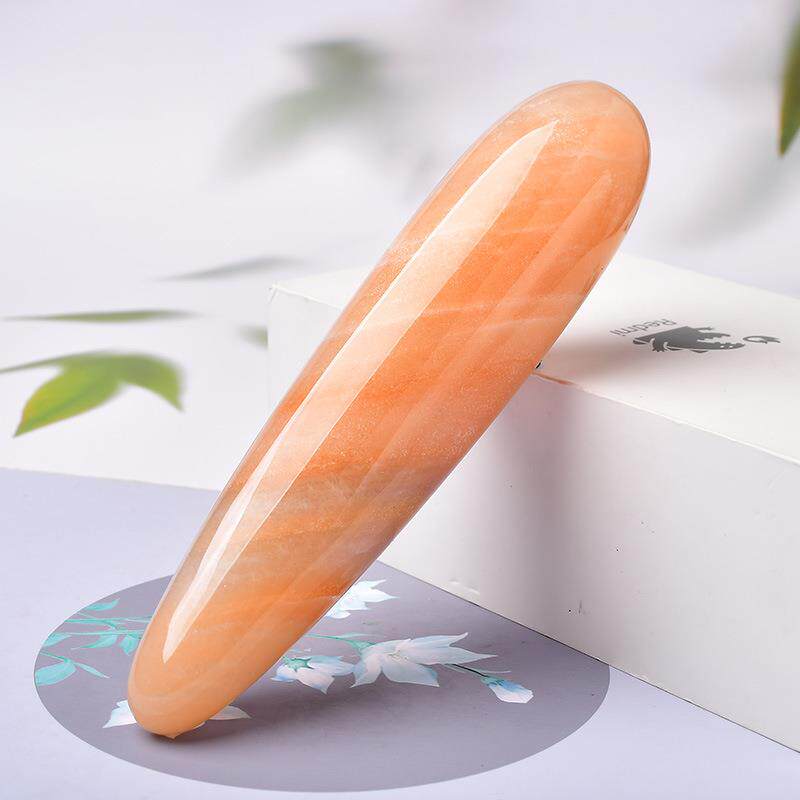 天然粉东陵直棒水晶17-17.5cm女性热销外贸