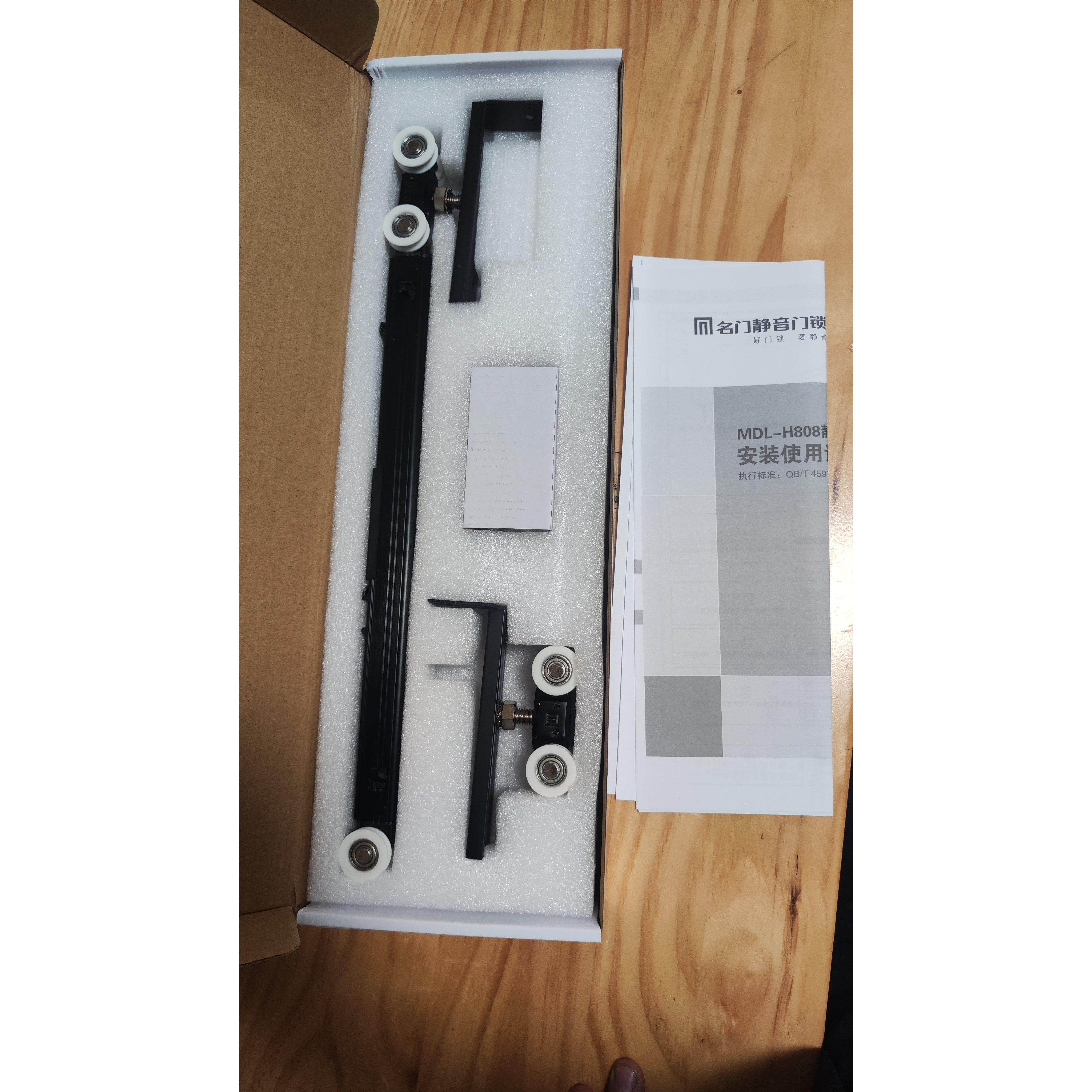 名门静音吊轮门用五金双向缓冲轮子移门阻尼静音滑轮重型MDL-H808