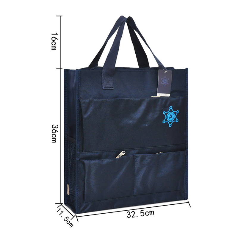 A4文件袋学生补习补课包防水牛津布包拉链手提包多层书包书袋笔袋