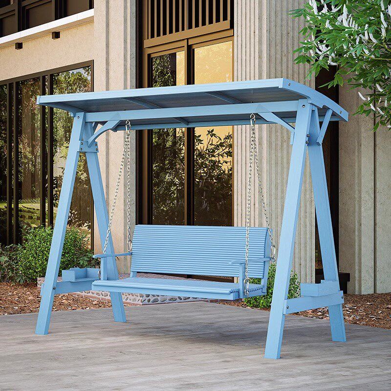 家用儿童小孩木头户外地面荡吊床秋千架成人摇篮室内外吊篮椅大人