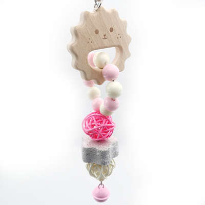 鹦鹉啃咬玩具磨牙补钙虎皮牡丹玄凤矿物质石串火山石花椒木磨浮石