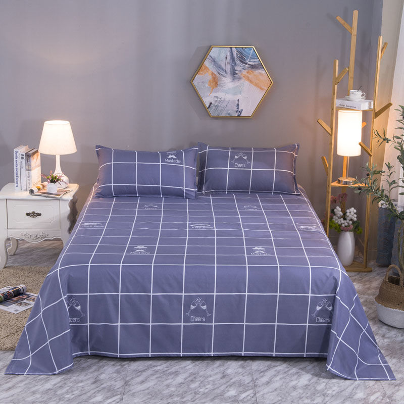 【床单】秋冬简约床单单件学生宿舍1.2m卡通被单2.0双人1.5单人床