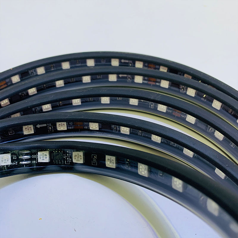 12v24v汽车跑马灯带货车中网游侠灯防水LED灯条灯带导流罩流水灯