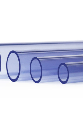 PVC透明水管UPVC硬管给水管鱼缸水箱出水管16-110mm 塑料透明硬管