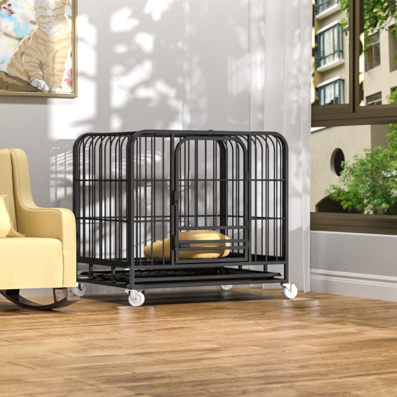 狗笼子 大型犬金毛中小型犬家用带厕所分离室内狗栅栏户外不锈钢