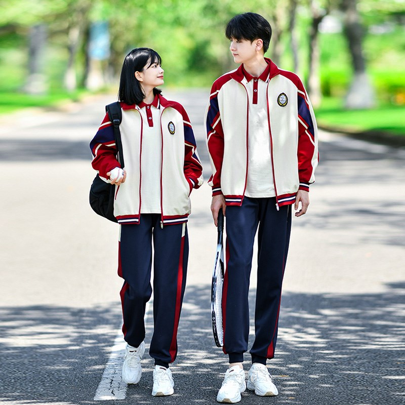 班服春季新款学生棒球服外套中小学生运动会开幕式服装高中生校服图片