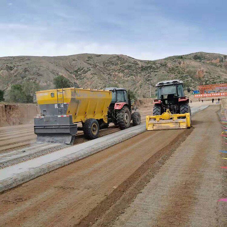 出口8方布灰机高速筑路水泥撒布机路基水泥撒灰车