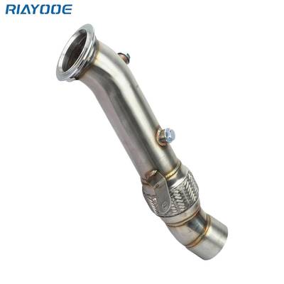 汽车排气歧管适用于BMW宝马2011N55535iF10640i740Li落水管