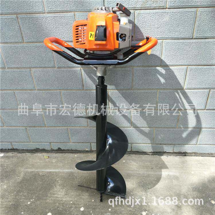 汽油打桩机山坡地植树造林挖坑机手提式建筑施工埋桩挖坑机