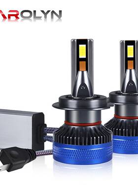 新款140wled汽车大灯h11led车灯9005灯泡h4h79006前照灯