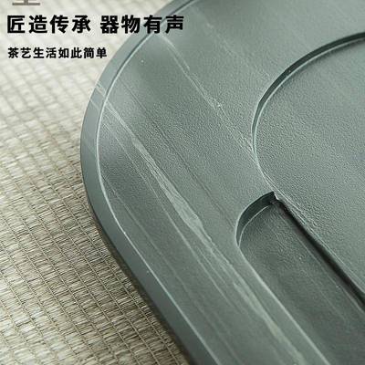 影雕石头UKA盘绿玉石约皇庭石材茶家茶用海简手工雕刻高档办公大