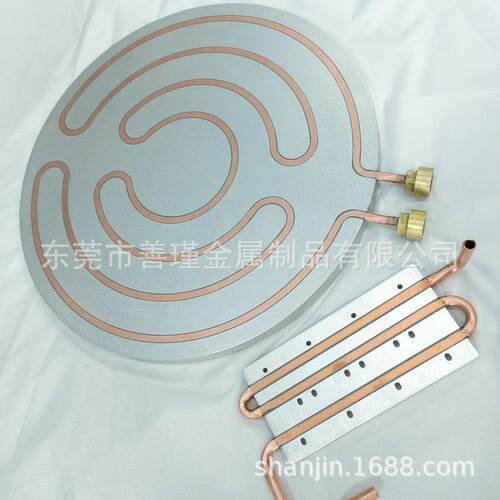 cn大c53加铝工散热功率电液冷板合金水冷板半导体一体池式铝水冷