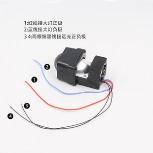 M02汽型车方灯矩阵小车透镜双光远近光适合灯位空间小车激光大灯