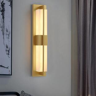 新中式客厅卧室壁39359背灯长云条仿石灯中国风酒走廊过道电视店