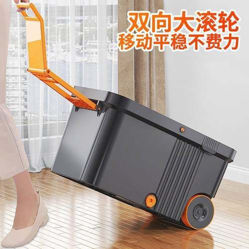 加大加508一厚拖款家用旋转拖把家用自动拖把桶懒人免手洗拖净地