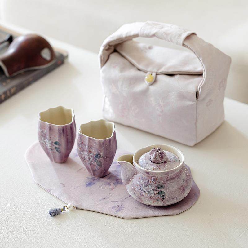 户外便茶具套装一两壶杯高颜携值旅行配茶具泡茶手MST-601抓壶茶